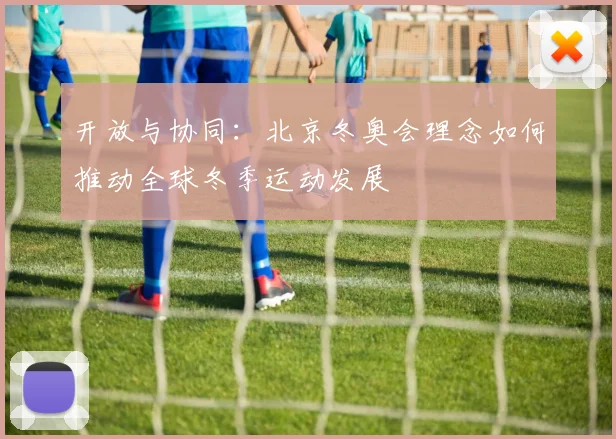 开放与协同:北京冬奥会理念如何推动全球冬季运动发展