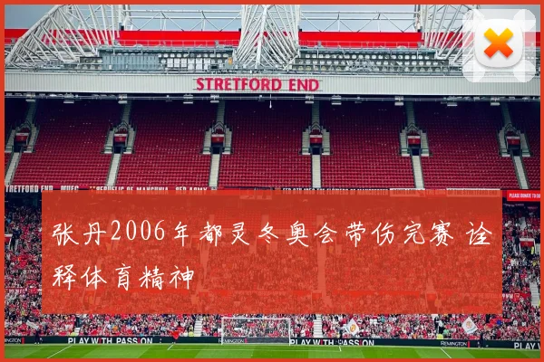 张丹2006年都灵冬奥会带伤完赛 诠释体育精神